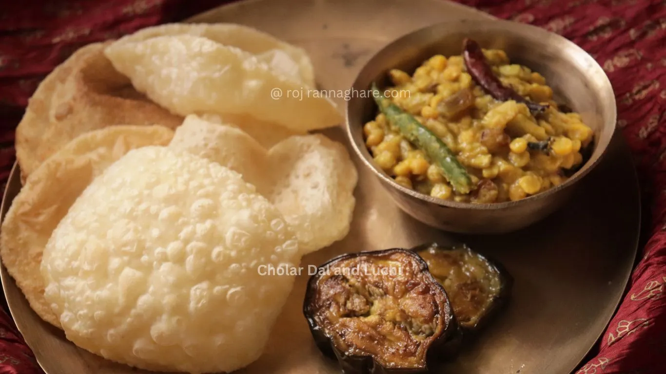 Cholar Dal and Luchi